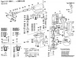 Bosch 0 611 208 001 Ubh 6-35 Rotary Hammer 110 V / Eu Spare Parts
